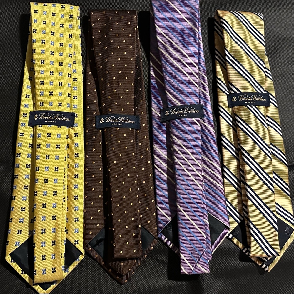 Brooks Brothers silk ties (4)